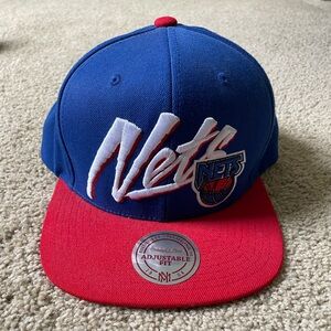 Nets Snapback Hat by Mitchell & Ness